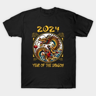 Asian Festive Year Of The Dragon 2024 - Chinese New Year T-Shirt